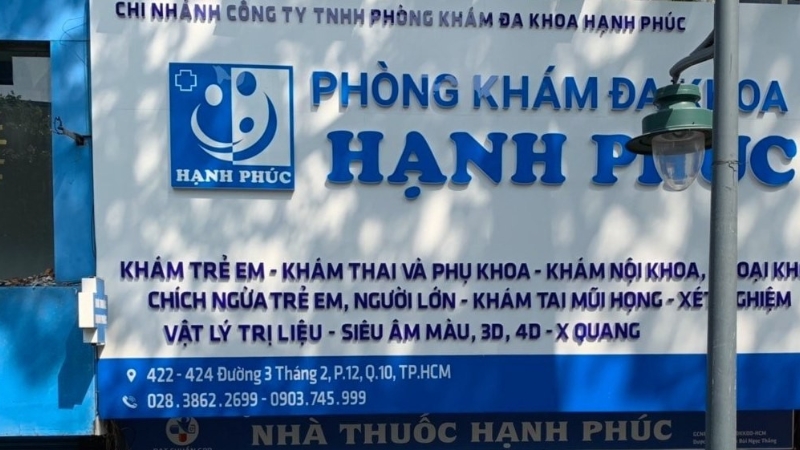 Phòng khám đa khoa Hạnh Phúc hoạt động với châm ngôn “Trao giá trị - nhận niềm tin”.