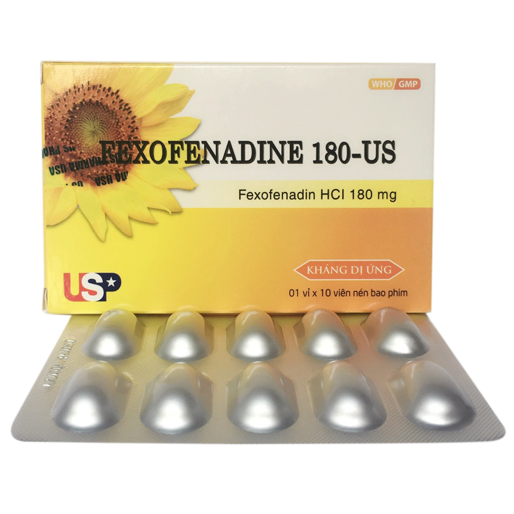 Thuốc nổi mề đay Fexofenadine 