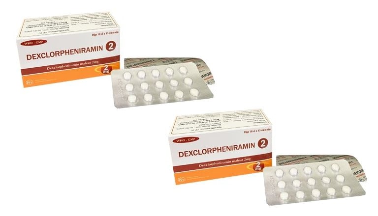 Thuốc trị mề đay Dexclorpheniramin