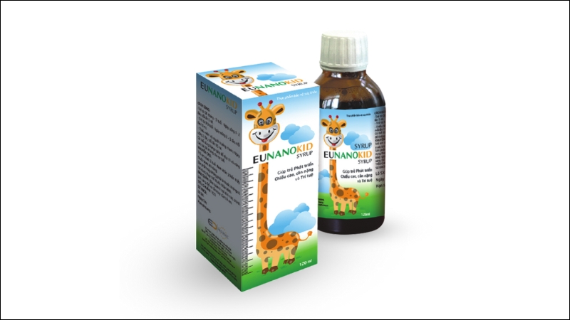 EunanoKid Syrup – Thuốc bổ sung canxi cho bé, vị ngọt dễ uống