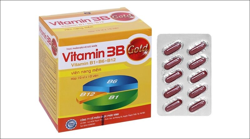 Vitamin 3B Gold PV hỗ trợ tăng đề kháng (hộp 100 viên)