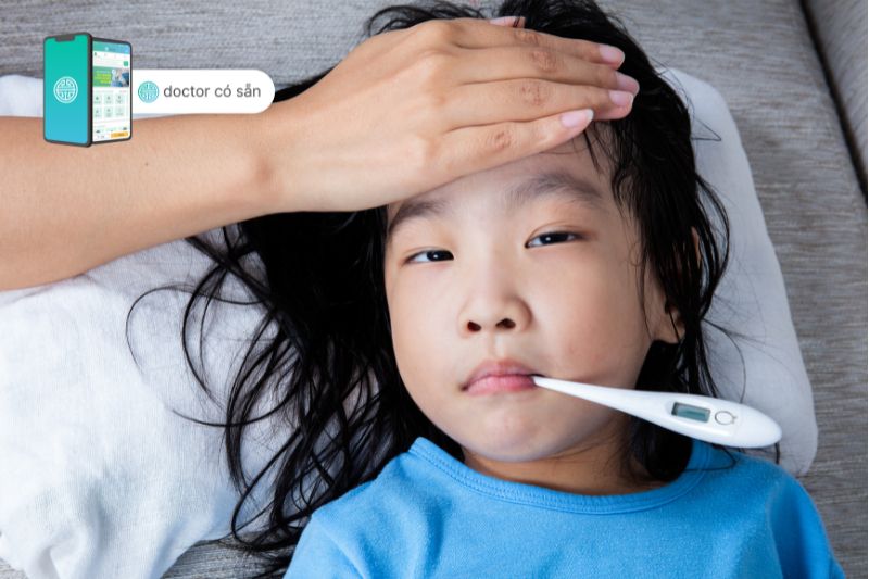 Bệnh cảm cúm có thể gây sốt cao ở trẻ 
