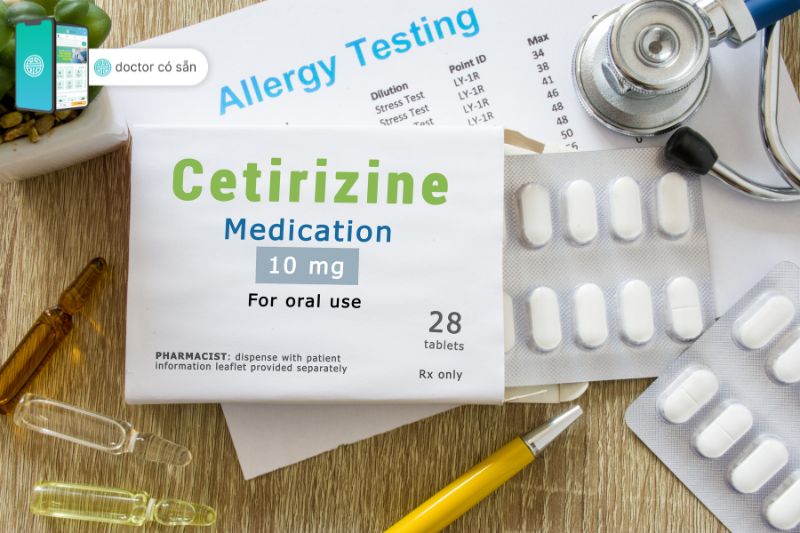 Cetirizin trị dị ứng thức ăn