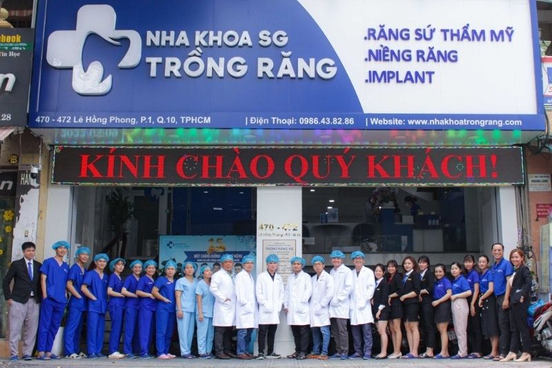 Nha khoa Trồng Răng Sài Gòn với các bác sĩ và nhân viên giàu kinh nghiệm