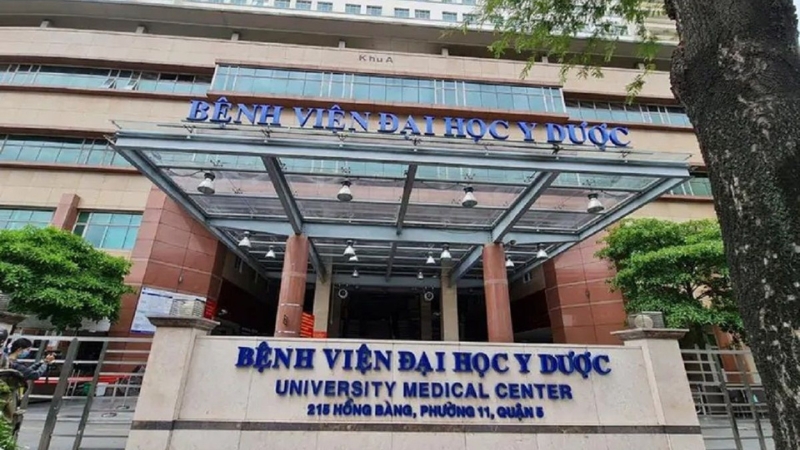 Bệnh viện Đại học Y dược TPHCM tọa lạc tại quận 5