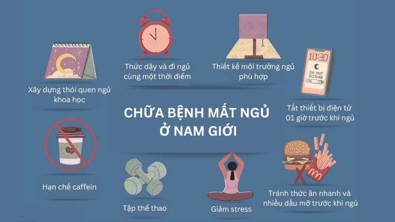 Một vài thay đổi nhỏ trong thói quen có thể giúp nam giới ngủ ngon hơn