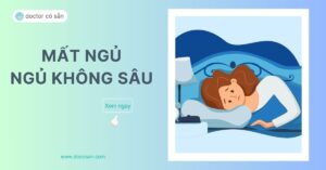 Mất ngủ ngủ không sâu giấc là biểu hiện rối loạn giấc ngủ thường gặp.