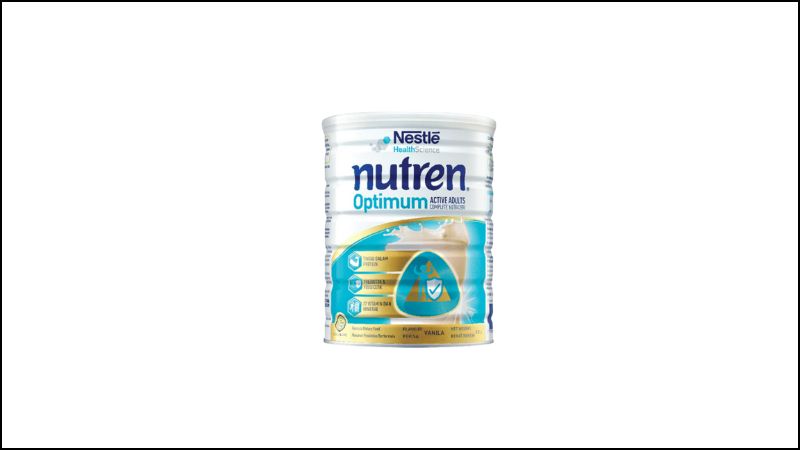 Sữa Nuten Optimum chứa hàm lượng lớn vitamin D, vitamin E, Canxi, Probiotic và Prebiotic