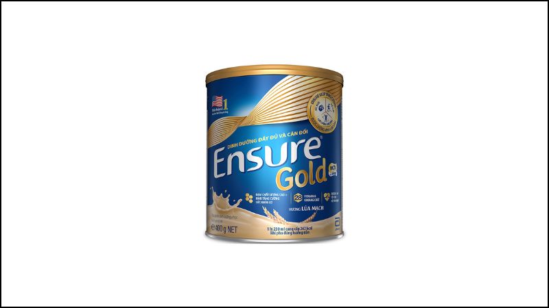 Sữa Ensure Gold chứa các thành phần dầu thực vật, khoáng chất, CaHMB, B-glucan từ nấm men và các loại vitamin