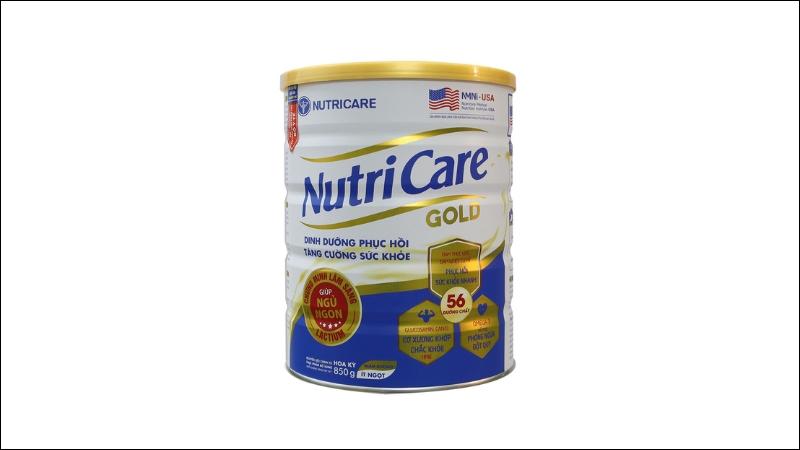 Sản phẩm sữa Nutricare Gold đến từ Mỹ giúp bảo vệ tim mạch, cải thiện đường tiêu hóa,giấc ngủ và xương chắc khỏe