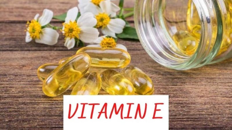 Sử dụng viên uống bổ sung vitamin E