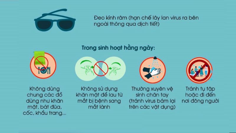 Một số cách phòng chống bệnh đau mắt đỏ trong trường học hiệu quả