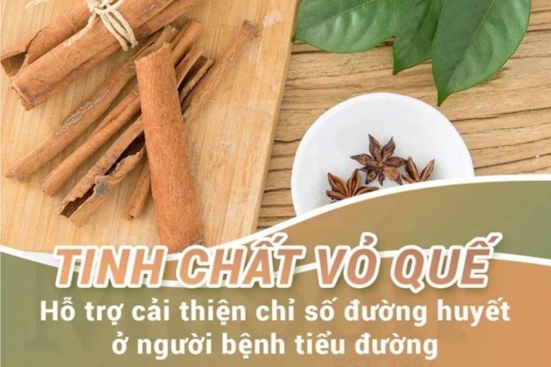 Quế làm giảm mức cholesterol ở bệnh nhân tiểu đường