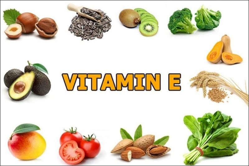 Vitamin E có nhiều trong rau củ quả và ngũ cốc