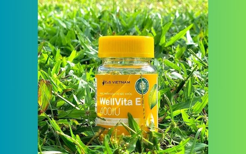 Well Vita E 400 IU được sản xuất và đóng gói tại Việt Nam