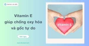 Với khả năng chống oxy hóa mạnh mẽ, Vitamin E giúp ngăn ngừa sự tổn thương tế bào, bảo vệ sức khỏe tổng thể