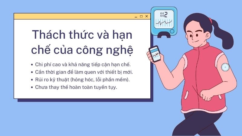 Công nghệ trong điều trị đái tháo đường type 1 vẫn còn những hạn chế